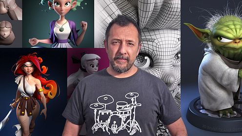 Modelagem de personagens em 3D