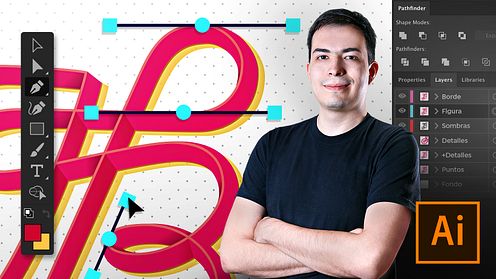 Adobe Illustrator para tipografia, lettering e caligrafia