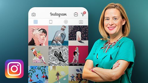 Criação de um portfólio de ilustração no Instagram