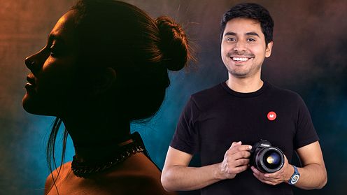 Kreative Beleuchtung für fotografische Porträts