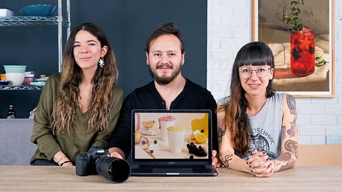 Création de séries de photographies gastronomiques