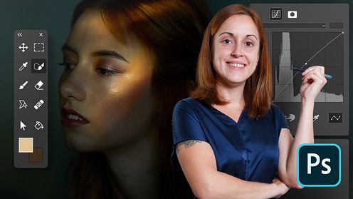 Adobe Photoshop pour retouche de portraits