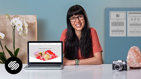 Création d'un site web sur Squarespace