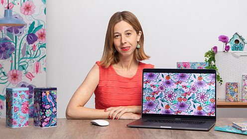 Digital Illustration of Patterns for Products 