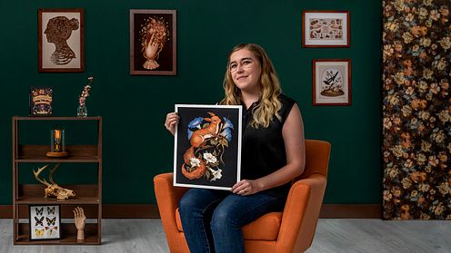 Illustration naturaliste à la peinture numérique