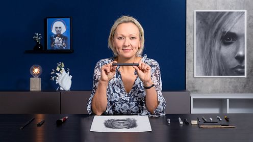 Portret artystyczny węglem: tworzenie atmosfery