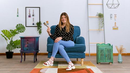 Upcycling di mobili vintage con tecniche di pittura