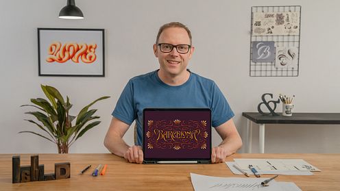 Expressive Lettering with Swashes and Flourishes