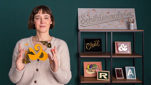 Lettering & Gold Leaf: The Basics of Reverse Glass Gilding