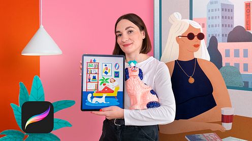 Colorful Digital Illustration in Procreate