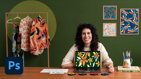 Criação de estampas têxteis para o mercado da moda