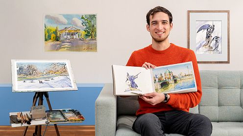Carnet de voyage à l'aquarelle : peignez le monde environnant