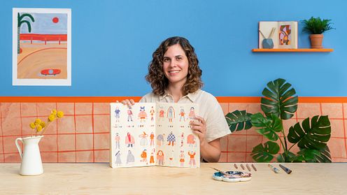 Skizzenbuch für Illustratoren: Werkzeugkasten Farbe & Textur