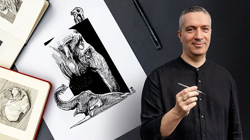  Draw Wildlife with Pen and Ink: Illustrate Realistic Animals Step by Step