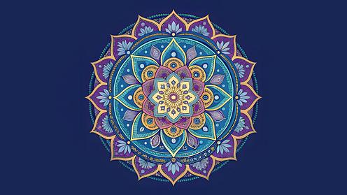 Cours guidé: conception et mandalas géométriques à l'encre